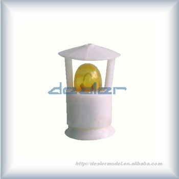 White architectural scale plastic model lamp,scale model lamp,good light,architectural model light ,LED light
