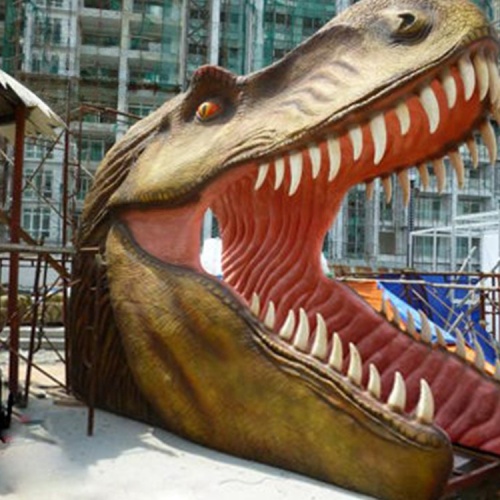 Dinosaur Park Equipment Dinosaur Head Statue for Photography