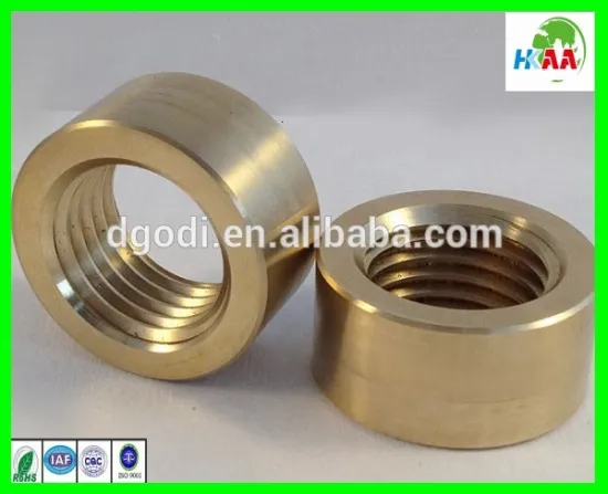 Brass/stainless steel/aluminum/steel round head sleeved threaded flange bushing