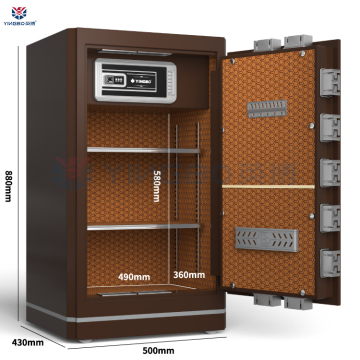 solid steel material safes hotel use safe box