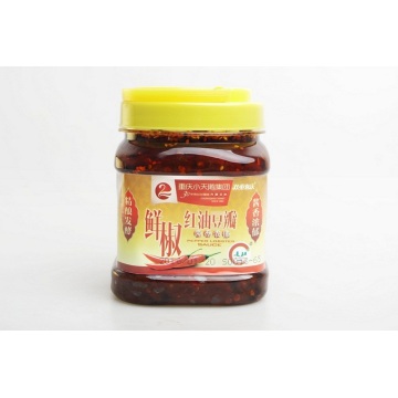 Salsa di peperoncino rosso all&#39;olio rosso