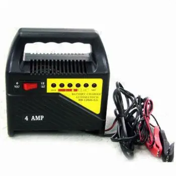 Car Battery Charger with 12V DC Output, 50 to 60Hz Frequency, GS and RoHS Marks