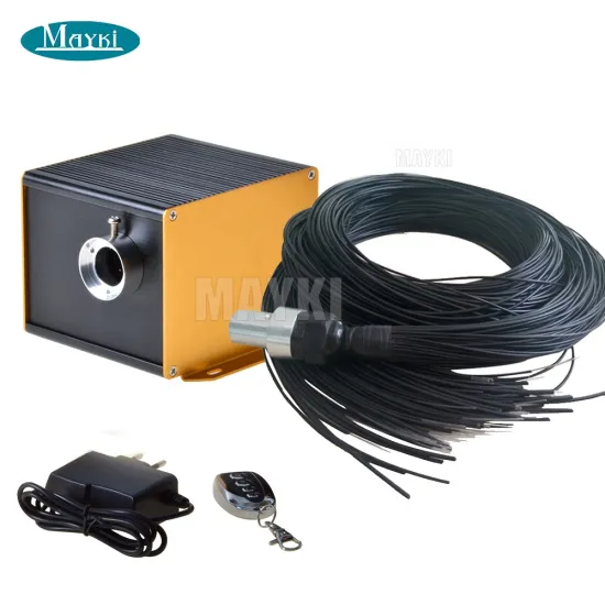 4Mtr RGBW LED Fiber Optic Lights for Ceiling, Sauna, and Steam Room (50-400 Stars)