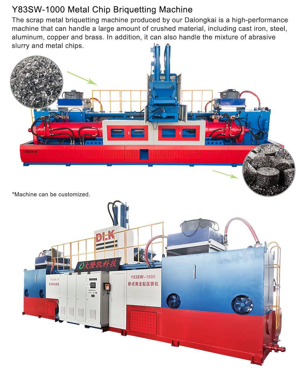 Metal Briquetting Machine