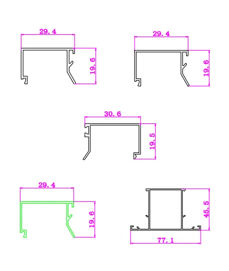Customized aluminum alloy doors and windows