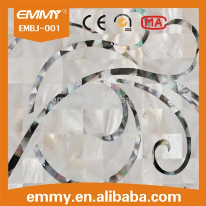 Chinese mother of pearl shell mosaic tile for background wall panel