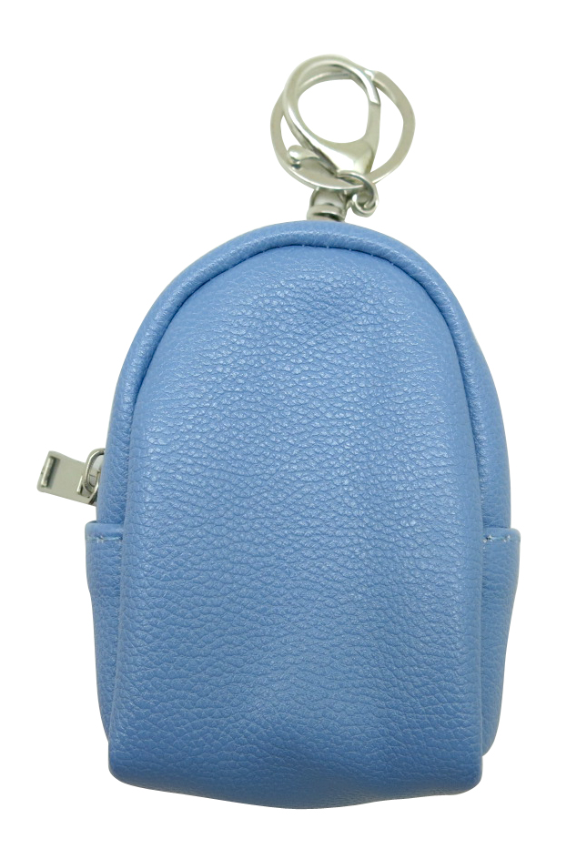 Solid Colored Coin Purse Keyring 2