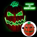 Máscara facial aterradora y brillante de Jack O Lantern