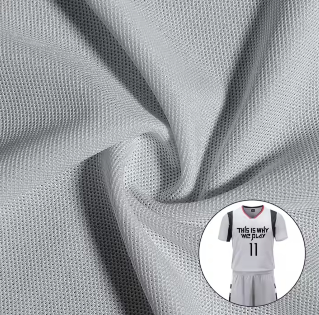 スポーツTシャツとサッカーユニフォーム用の耐久性のあるメッシュ生地