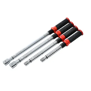 Adjustable 9*12 to 4-20mm Interchangeable Head Mechanical Bicycle Torque Wrench