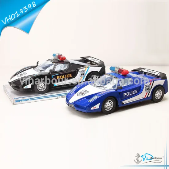 Friction Plastic Police Car Toy for Children