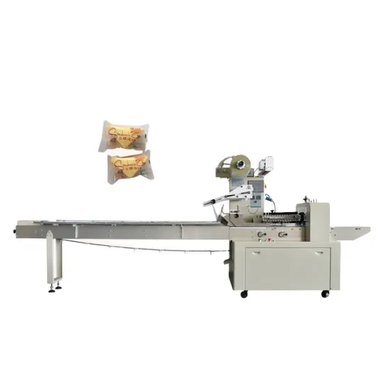 Popular Cake Mooncake Bread Bakery Pillow Type Horizontal Packing Machine in China