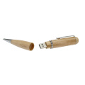 Customized Wooden Writing Pen USB Drive