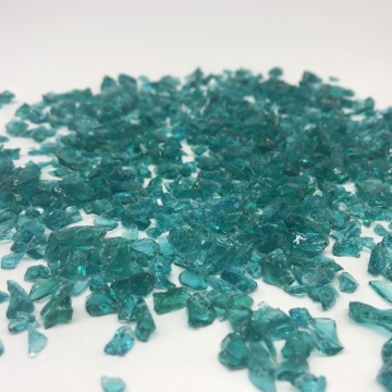 Colorful Glass Blocks for Swimming Pools and Garden Decor