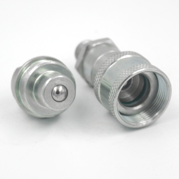 High Pressure ISO 14540 1/4" NPT Carbon Steel Ball Valve with Quick Connect Coupling: Hydraulic Tools and Pumps