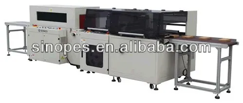 BTH-450+BM-500L SIDE SEALING & HIGH SPEED OF AUTOMATIC SHRINK PACKAGING MACHINE