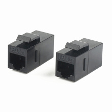 CAT5E/CAT6 UTP Keystone Jack In-Line Councs RJ45-RJ45