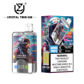 UZY CRYSTAL TWIN 50000 Puff Rasa Ganda 2in1 40ML E-Liquid Vape Sekali Pakai