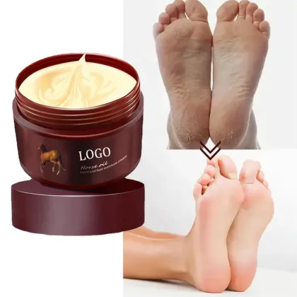 Private Label Dry Foot Crack Repair Horse Oil Hand and Foot Moisture Cream