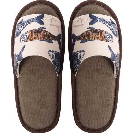 Cotton Linen Household Slippers