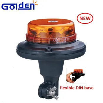 IC360 Low Profile CE Approved strobe warning Led beacon Flexi Din Mount