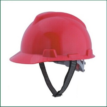 AW4011 Red V Ribbed Safety Headgear