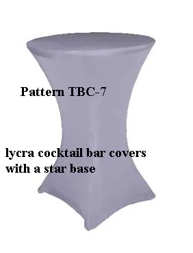 Lycra cocktail bar cover TBC-7