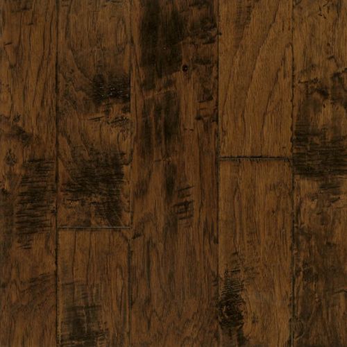 Plancher de bois franc massif en hickory américain