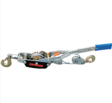 Single Gear Two Hooks 4T Ratchet Hand Puller