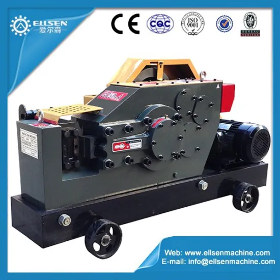 Human design safety assured electric steel bar cutting machine