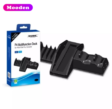Multifunktionales Ladedock mit Kühllüfter für PS4/Pro -Wireless -Controller