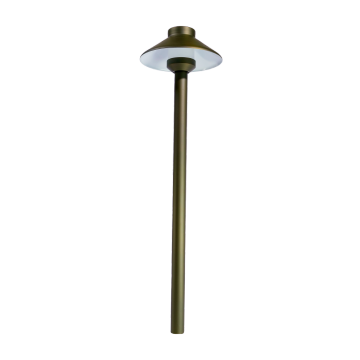 Brass Path Light Fixture For Low Voltage 12V