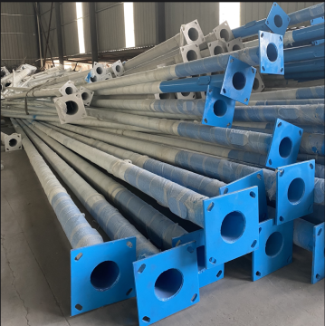 6M 8M 10M 12M Aluminum/Stainless steel/Galvanized Steel outdoor lamp post