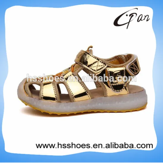 Directly factory supply LED kids fancy sandals