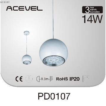 New design LED COB pendant light, 14W