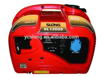 Mini camping gasoline generator 1kw silent type