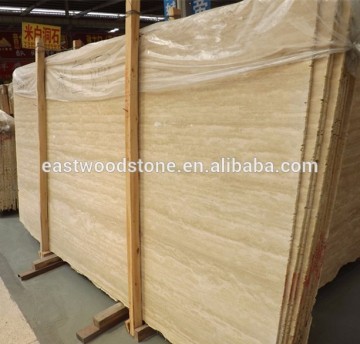 beige travertine,cream travertine slab from turkey