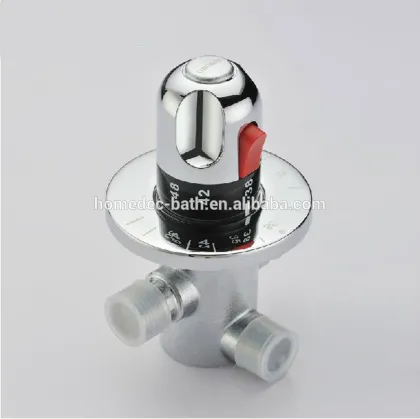 G1/2 '' Brass Thermostatic Mixing Valve Solar Water Heater Valve Adjust the Mixing Water