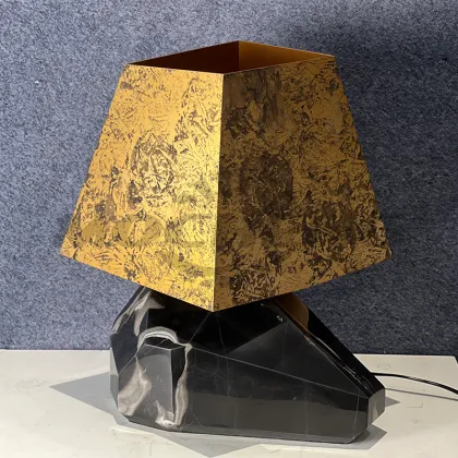 Luxury Alabaster Marble Table Lamps for Bedroom: Hotel Style Reading Lamps