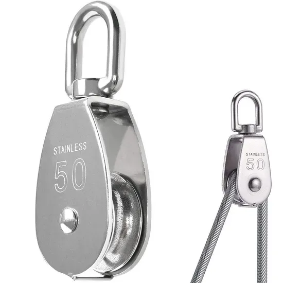 Single Wheel Swivel Lifting Pulley Block