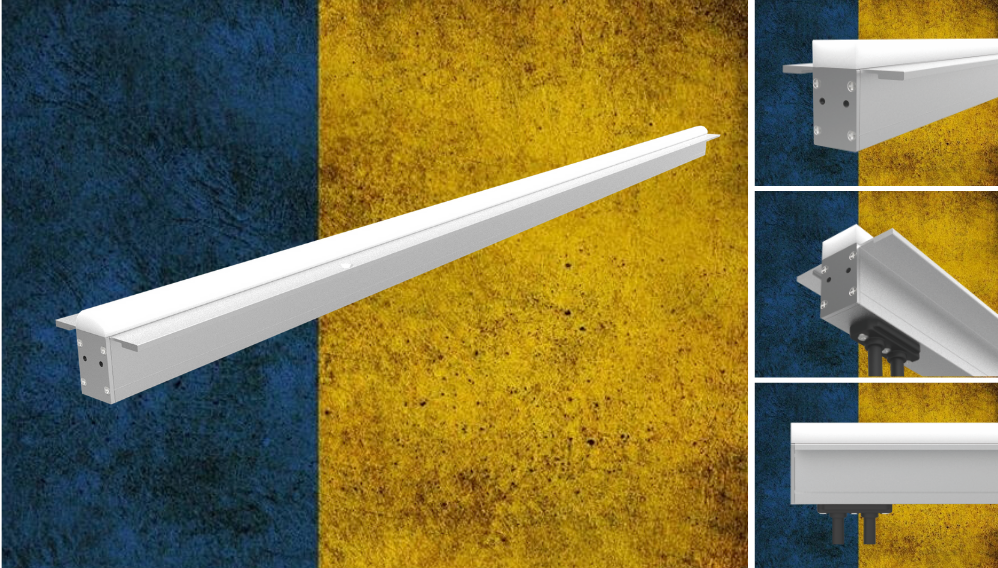 CV8C linear light with wings CV8C linear light with wings
