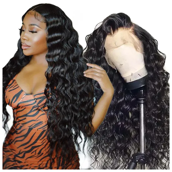 FREE ship Wholesale 180 Density HD lace front wig body wave 100 Brazilian Virgin Hair closure human hair wigs for black women