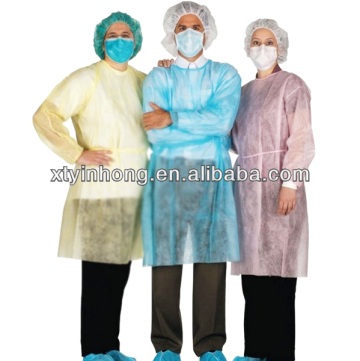 Nonwoven surgical gowns