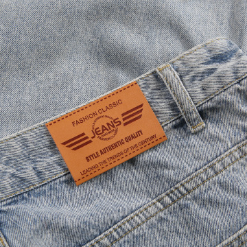 Eco-Friendly Leather Labels: Custom Logo Embossed Sew-On Patches for Clothing