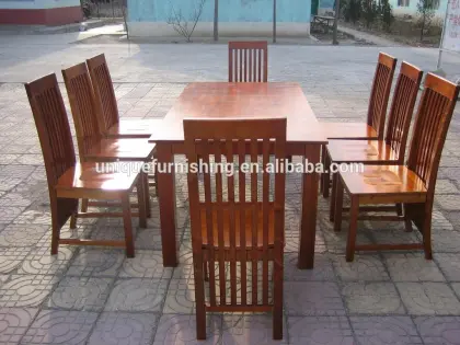 Antique Solid wood dining table set for dining room furniture