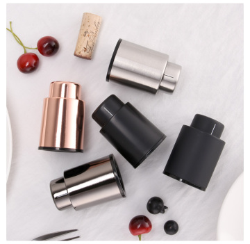 ABS Material Sealer Vacuum Wine Stopper with Date Scale for Red Wine Bottles