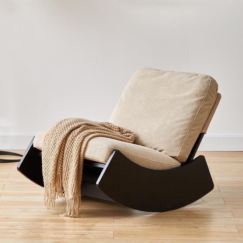 Designer aus der Mitte des Jahrhunderts minimalistischer Massivholzsofa Stuhl