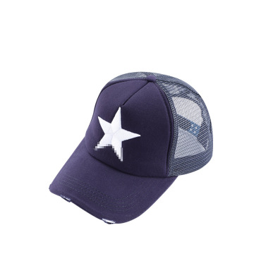 Quick Dry Custom 3D Embroidery Logo Cotton Sun Visor Cap for Men and Women