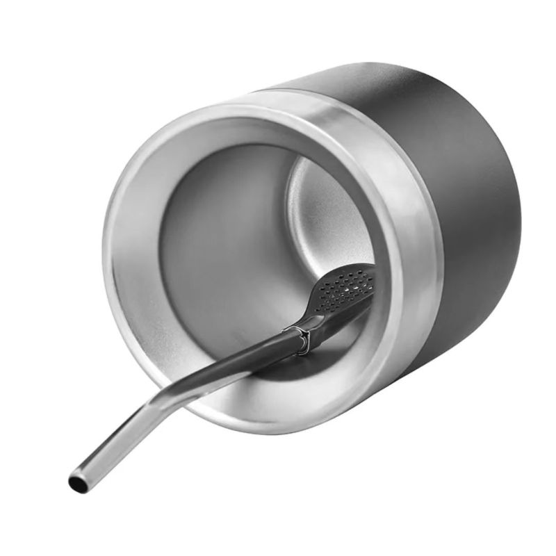 Insulated Cup with Straw Attachment