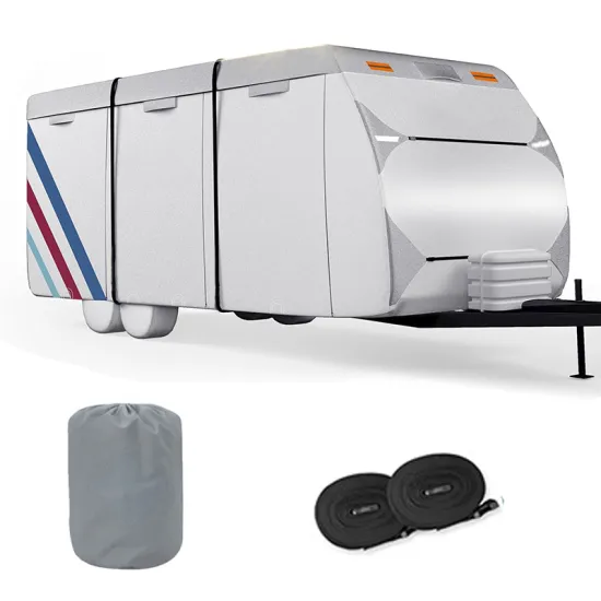 Factory Customized 600D RVS Motorhome Cover: Windproof, UV Resistant, Waterproof, and Hail Protection